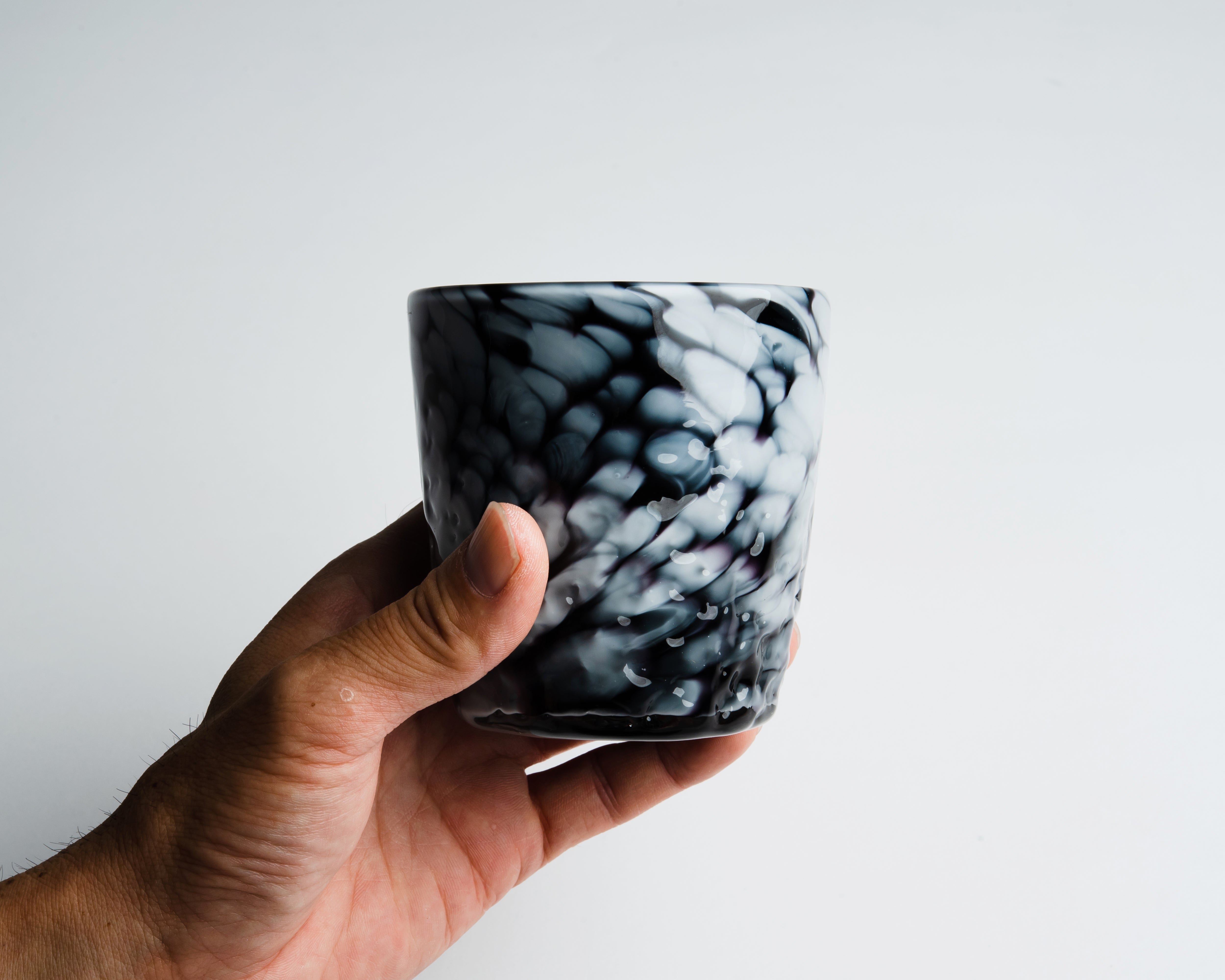 海かがんロックグラス2個セット オレンジ×白