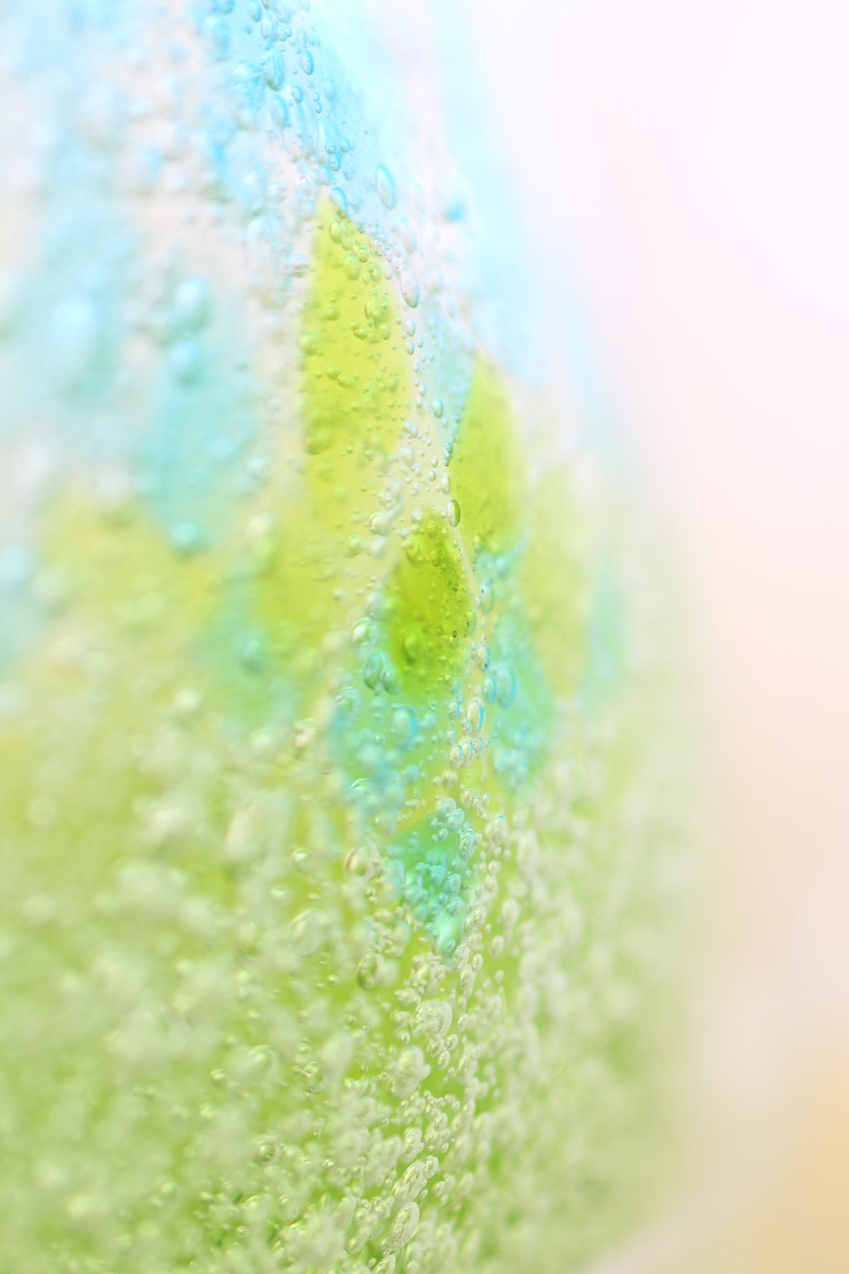 泡花見グラス2個セット オレンジ×緑