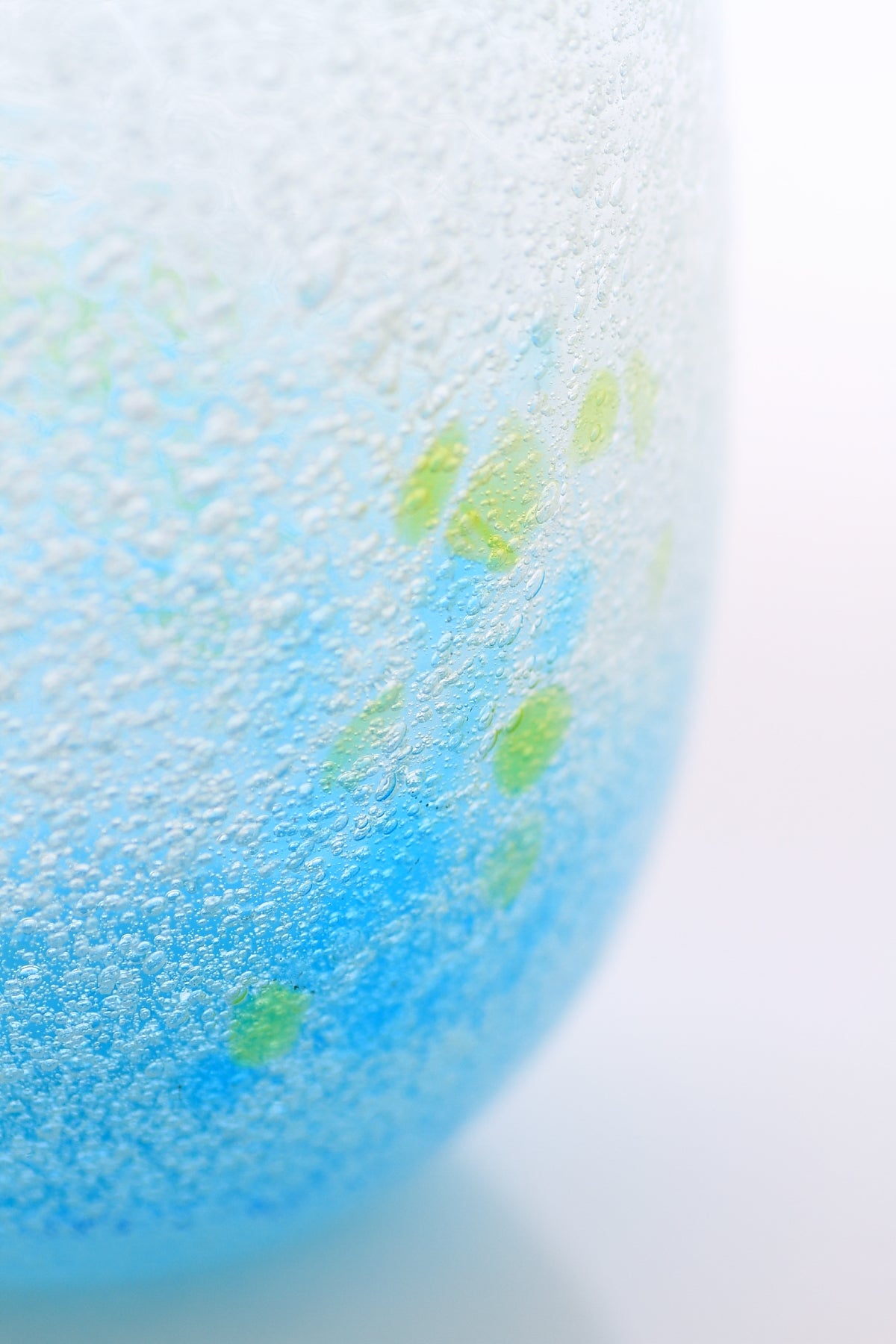 泡花見グラス2個セット 水×黄