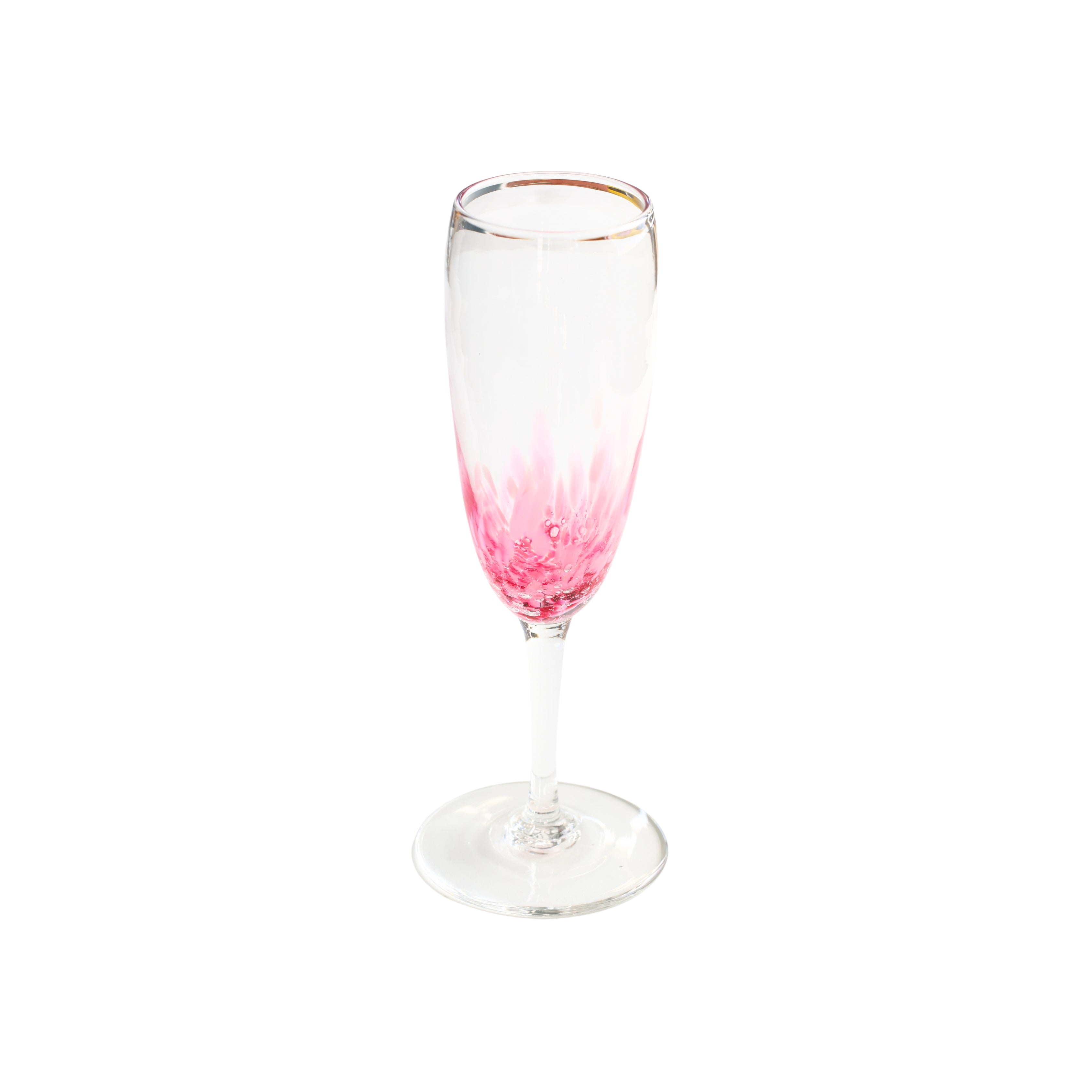 水中花シャンパングラス ピンク