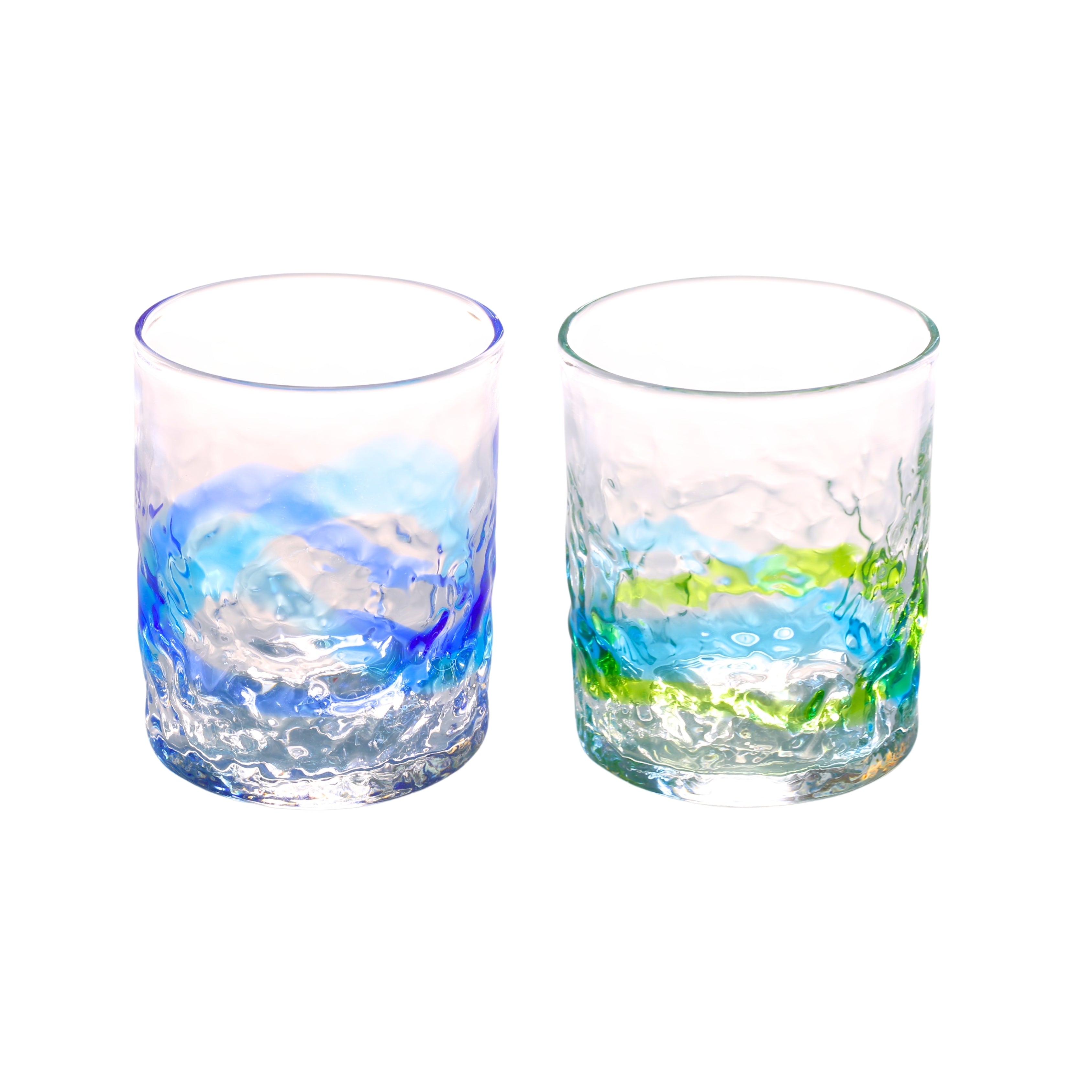 でこロックグラスL 緑水