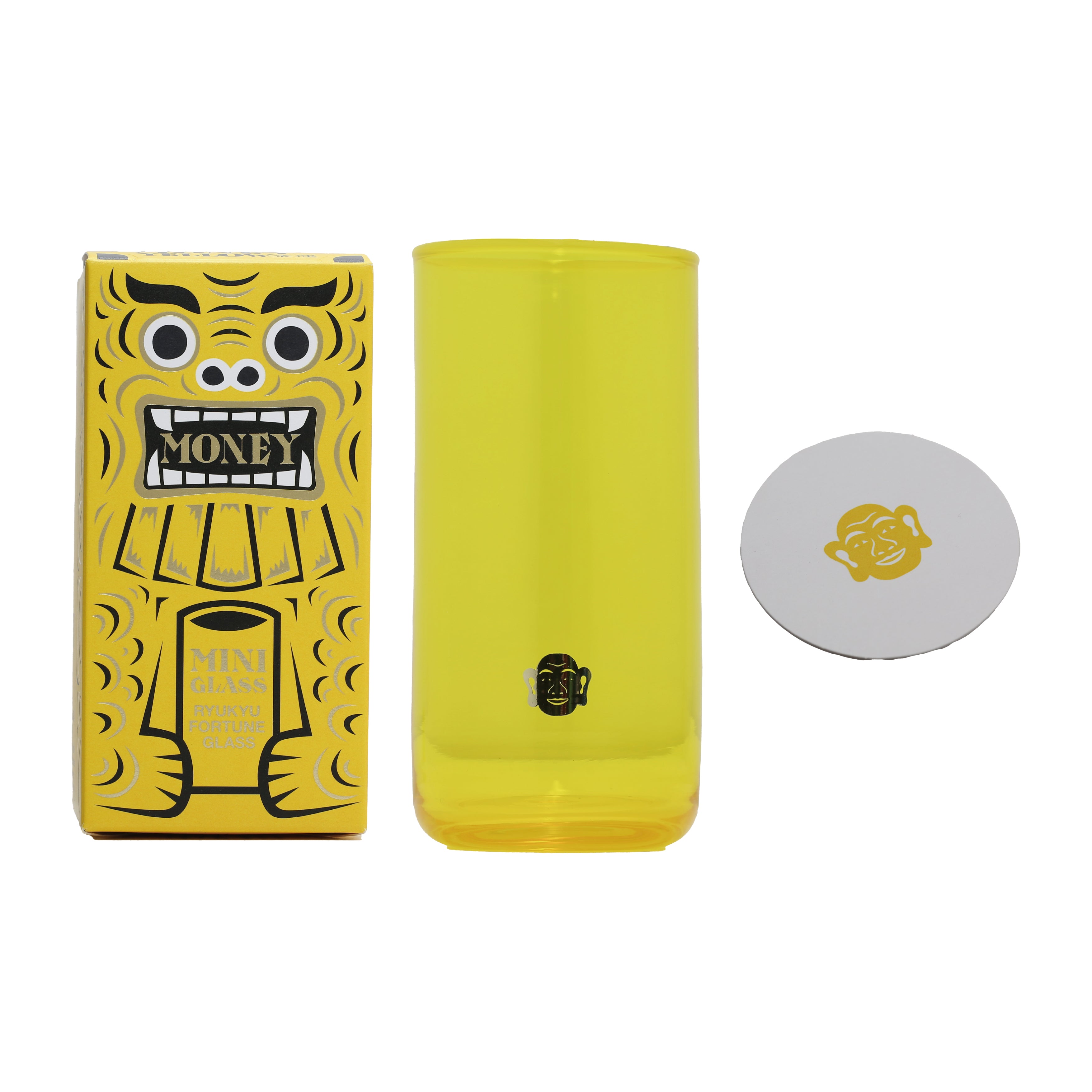 RYUKYU FORTUNE GLASS YELLOW